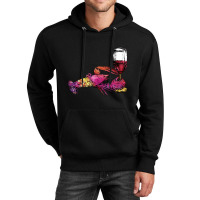 Crustaceancore Lobster With Wine Glass Unisex Hoodie | Artistshot