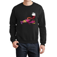 Crustaceancore Lobster With Wine Glass Crewneck Sweatshirt | Artistshot