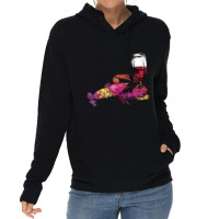 Crustaceancore Lobster With Wine Glass Lightweight Hoodie | Artistshot