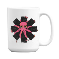 Red Octopus Vintage 15 Oz Coffee Mug | Artistshot