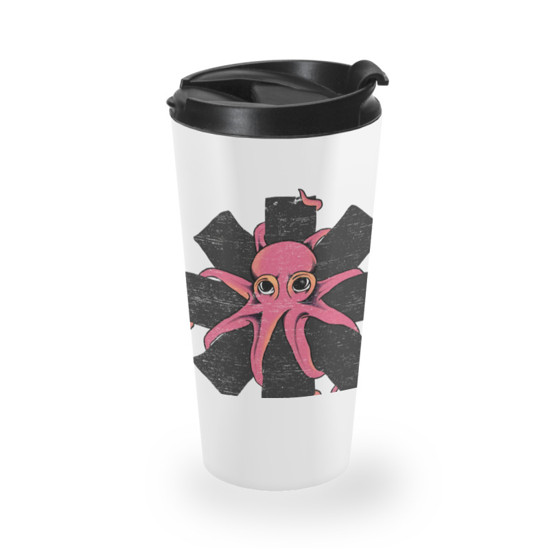 Red Octopus Vintage Travel Mug | Artistshot