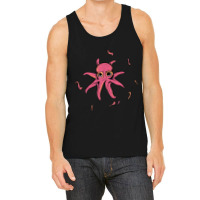 Red Octopus Vintage Tank Top | Artistshot