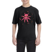 Red Octopus Vintage Youth Tee | Artistshot