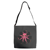 Red Octopus Vintage Adjustable Strap Totes | Artistshot