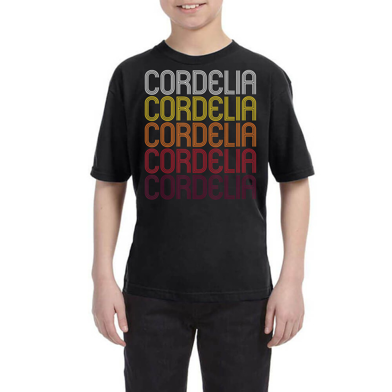 Cordelia Retro Wordmark Pattern Vintage Style Youth Tee by Whitfield Wolff | Artistshot