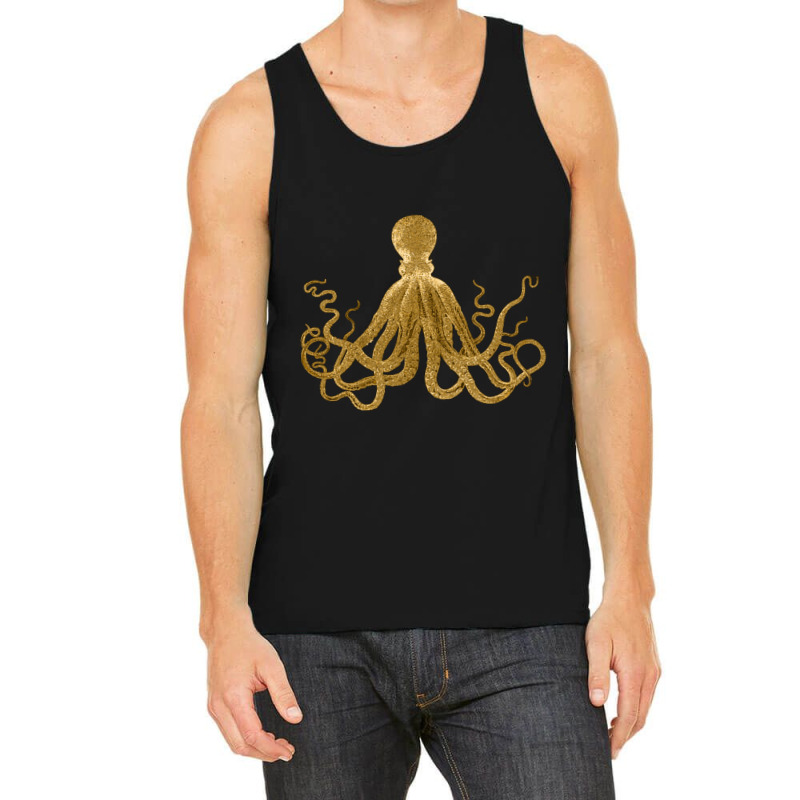 Golden  Crustaceancore Tank Top | Artistshot