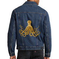 Golden  Crustaceancore Men Denim Jacket | Artistshot