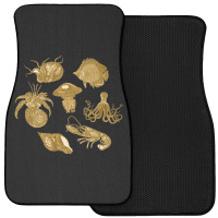 Golden Crustaceancore Front Car Mat | Artistshot