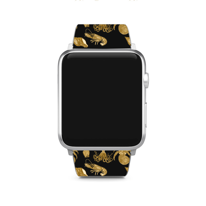 Golden Crustaceancore Apple Watch Band | Artistshot