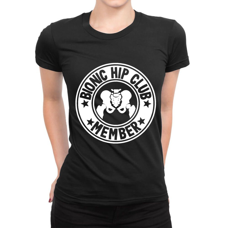 Bionic Hip Club Book Ladies Fitted T-Shirt by fidele milio | Artistshot