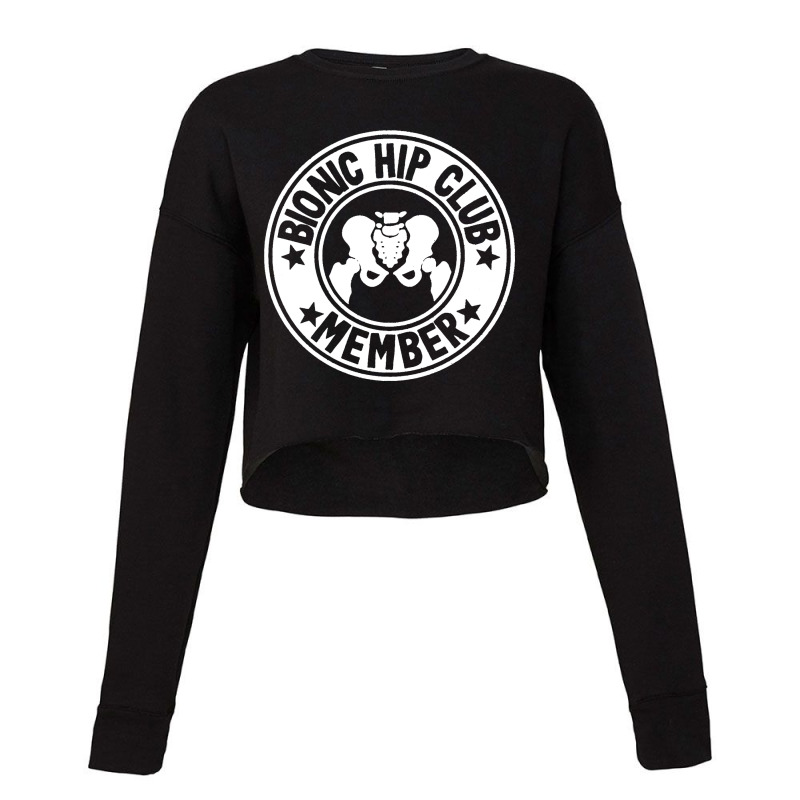 Bionic Hip Club Book Cropped Sweater by fidele milio | Artistshot