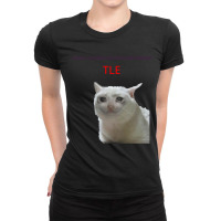 Leetcode Problem Crying Cat Meme Ladies Fitted T-shirt | Artistshot