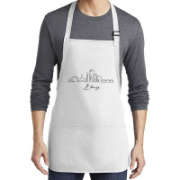 City Skyline Travel Souvenir Tourist Billings Montana T Shirt Medium-length Apron | Artistshot