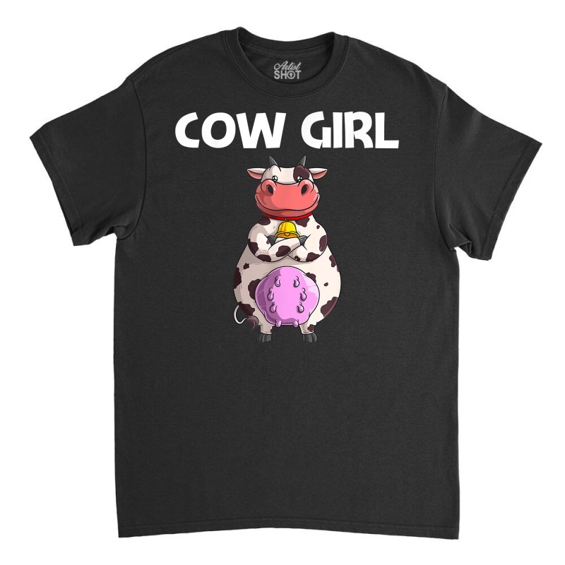 Cool Cow For Girls Kids Cow Farmer Whisperer Dairy Farming T Shirt Classic T-shirt | Artistshot