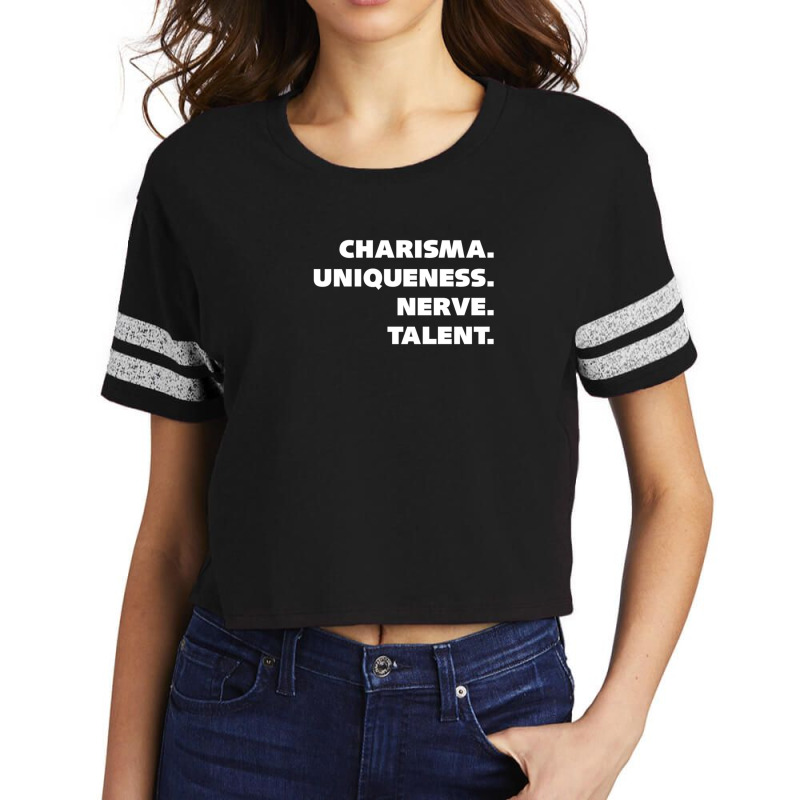 Charisma Scorecard Crop Tee by WayneDavid | Artistshot