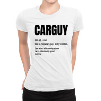 Funny Car Guy Ladies Fitted T-shirt | Artistshot