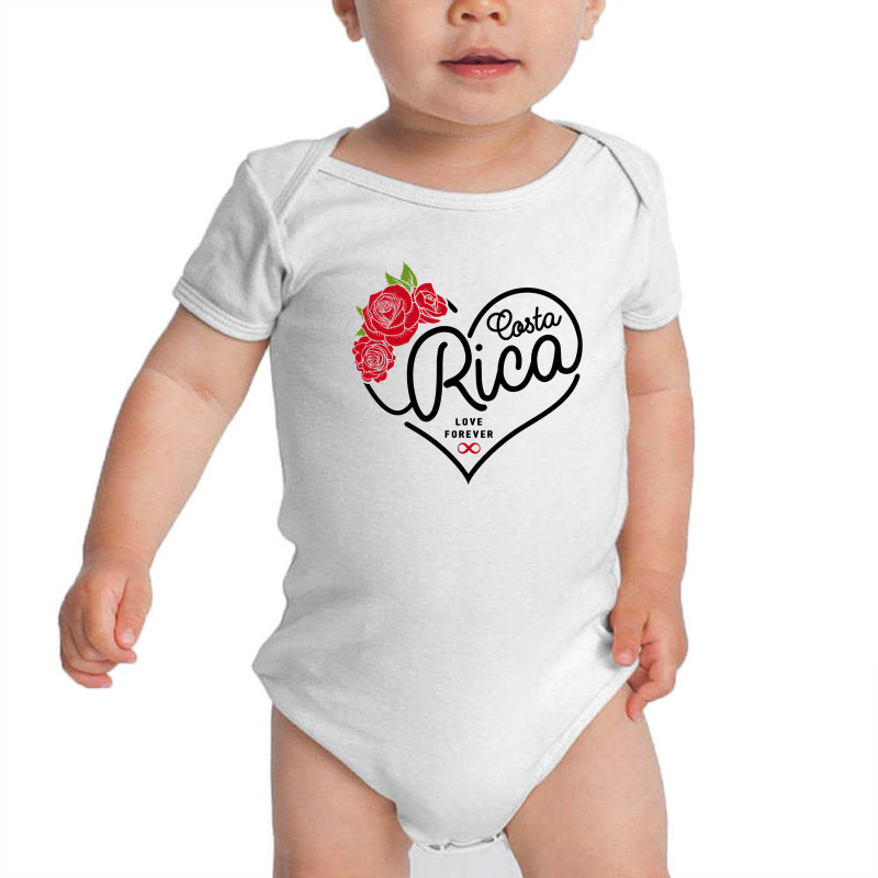 Costa Rica Love Forever Baby Bodysuit by honeysuckle | Artistshot