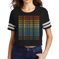 Nove Mesto Nad Vahom City Slovakia Retro Scorecard Crop Tee | Artistshot