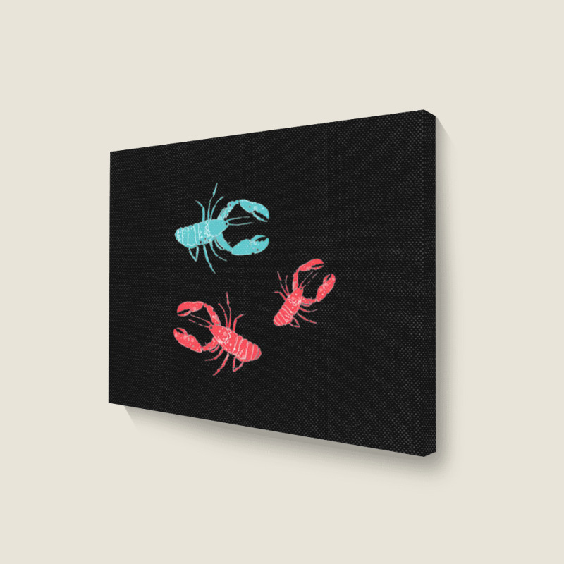 Lobsters Crustacean Core Landscape Canvas Print | Artistshot