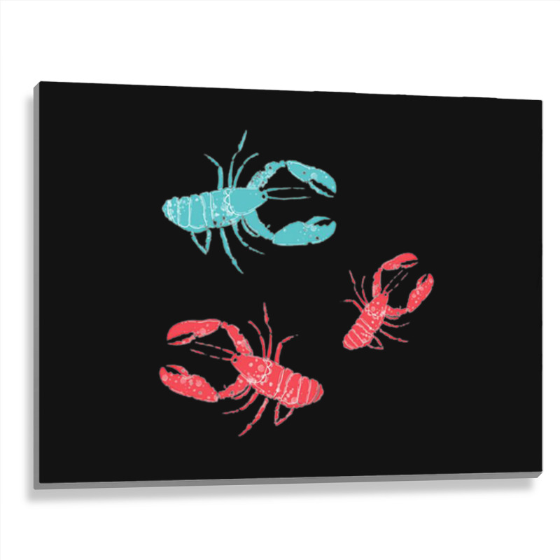 Lobsters Crustacean Core Metal Print Horizontal | Artistshot