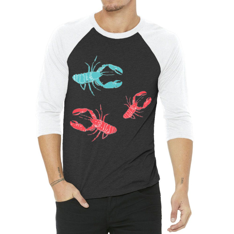 Lobsters Crustacean Core 3/4 Sleeve Shirt | Artistshot