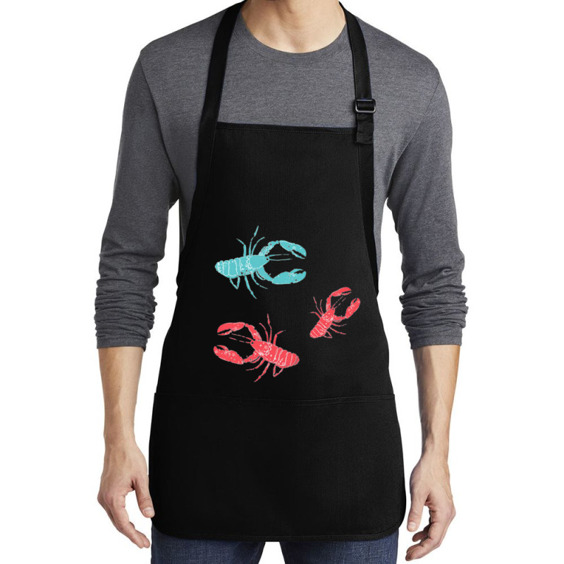 Lobsters Crustacean Core Medium-length Apron | Artistshot