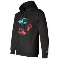 Lobsters Crustacean Core Champion Hoodie | Artistshot