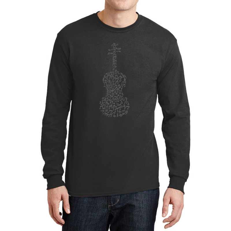 Violin Violin Music Instrument Stringed Instrument Long Sleeve Shirts by cm-arts | Artistshot