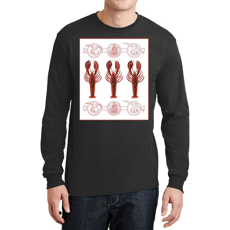 Lobsters Crustaceancore Long Sleeve Shirts | Artistshot