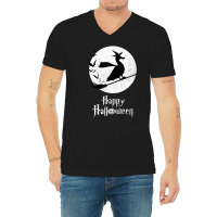 Halloween Costume Witch Pekin Duck Lover V-neck Tee | Artistshot