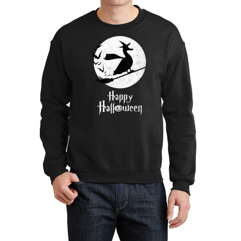 Halloween Costume Witch Pekin Duck Lover Crewneck Sweatshirt by Aiello Mcdade | Artistshot