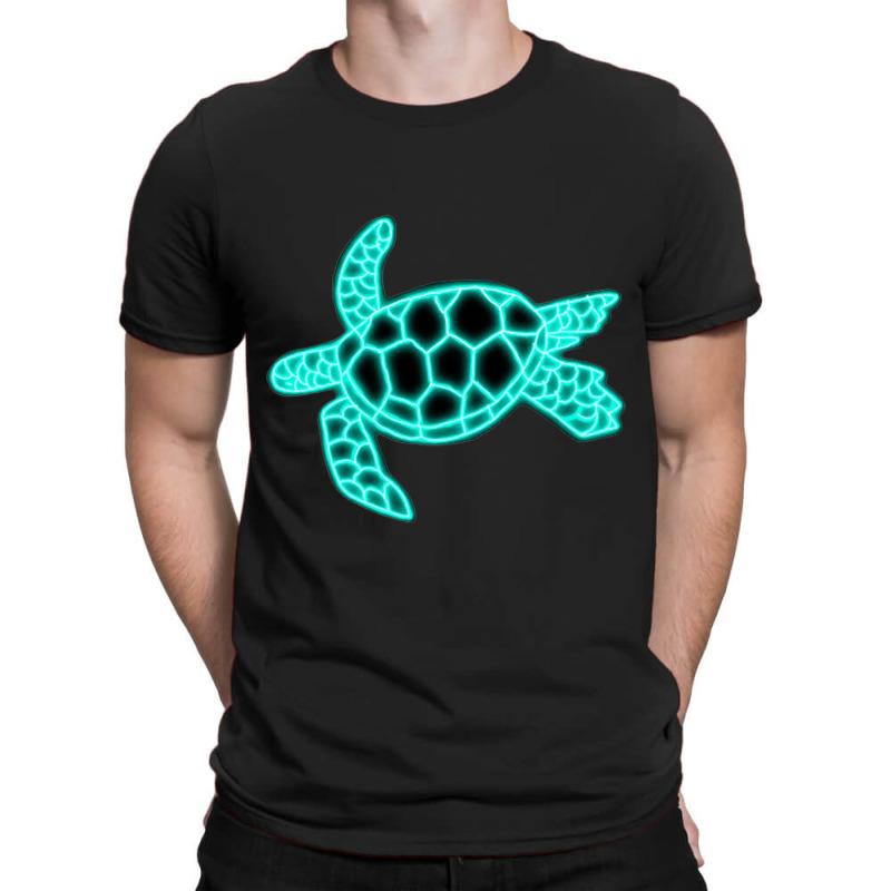 Neon Sea Turtle T-shirt | Artistshot