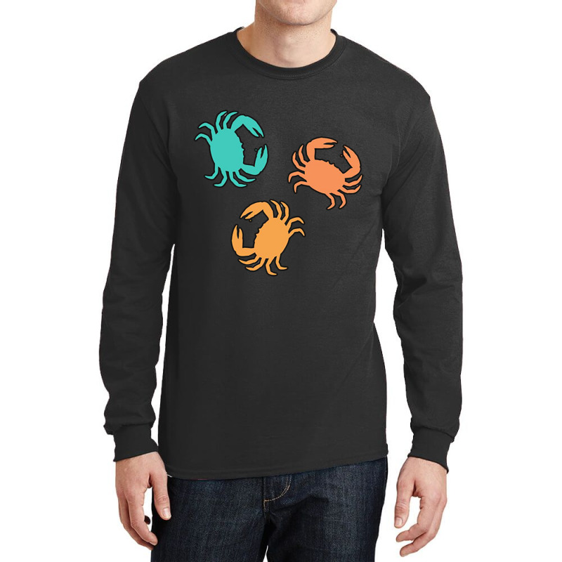 Pretend I_m A Crab In The Ocean Long Sleeve Shirts | Artistshot