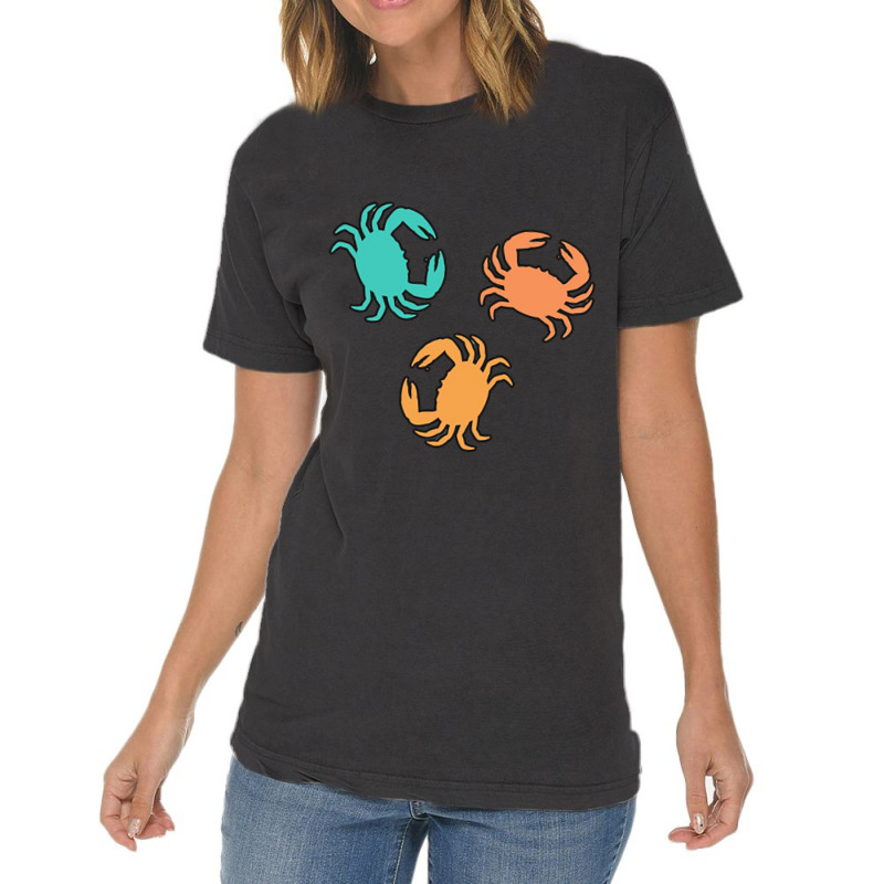 Pretend I_m A Crab In The Ocean Vintage T-shirt | Artistshot