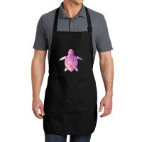 Sea Turtle Purple Watercolor Full-length Apron | Artistshot