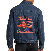 What In Crustacean  Cute Crustaceancore Men Denim Jacket | Artistshot