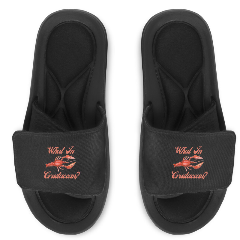 What In Crustacean  Cute Crustaceancore Slide Sandal | Artistshot