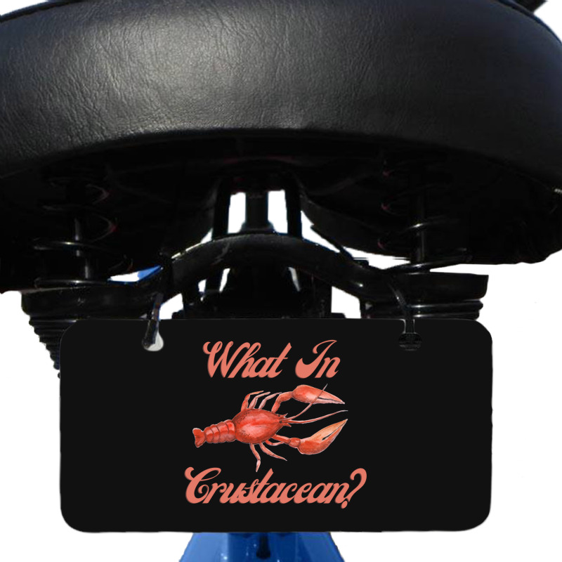 What In Crustacean  Cute Crustaceancore Bicycle License Plate | Artistshot