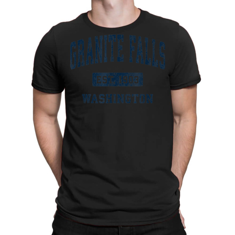 Granite Falls Washington Wa Vintage Athletic Sports Design T-shirt | Artistshot