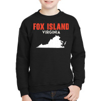 Fox Island Washington Usa State America Travel Washingtonian Youth Sweatshirt | Artistshot