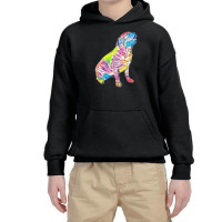 Dog Yawns Youth Hoodie | Artistshot