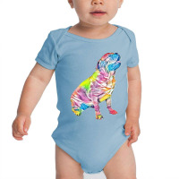 Dog Yawns Baby Bodysuit | Artistshot