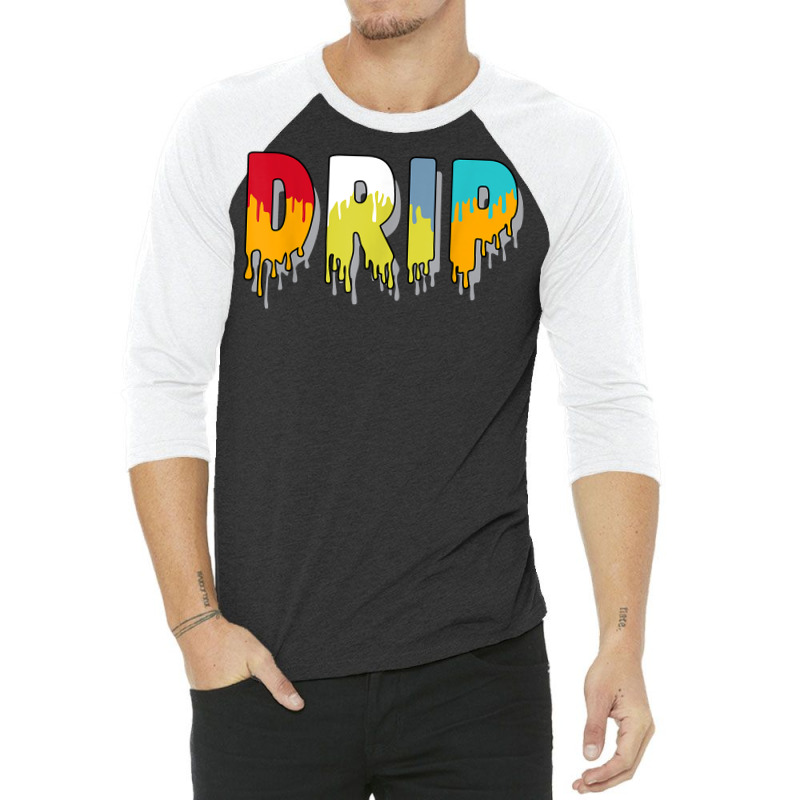 Drip Dripping Sb Dunk Froskate Matching T Shirt 3/4 Sleeve Shirt | Artistshot