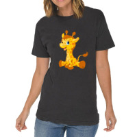 Giraffe Jungle Animal Vintage T-shirt | Artistshot