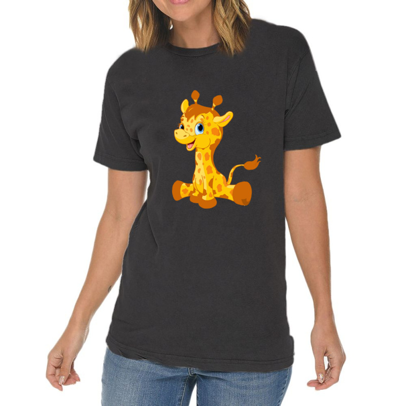 Giraffe Jungle Animal Vintage T-Shirt by henrylogan990 | Artistshot