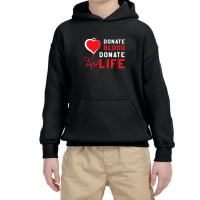 Donate Blood Donate Life World Blood Awareness Youth Hoodie | Artistshot