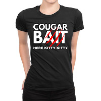 Cougar Bait Funny Halloween Costume Older Woman Younger Man Ladies Fitted T-shirt | Artistshot