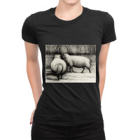 Henry Sheep Ladies Fitted T-shirt | Artistshot