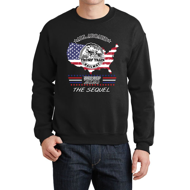 Trump Train 2020 The Sequel Crewneck Sweatshirt | Artistshot