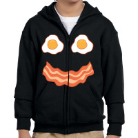 Egg And Bacon Egg And Bacon Face Brunch Breakfast Pullover Hoodie Youth Zipper Hoodie | Artistshot